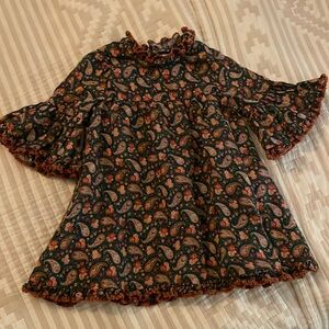 Doen Toddler Dress Pink Paisley - Size 2T